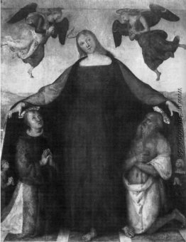 Madonna der Barmherzigkeit mit den Heiligen und Stephen Jerome