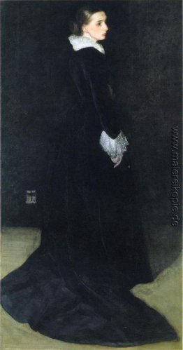 Arrangement in Schwarz, No. 2 Portrait of Mrs. Louis Huth