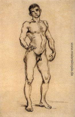 Standing Male Nude gesehen von der Front