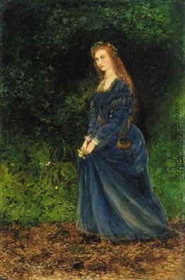 Portrait der Frau des Künstlers, Theodosia, als Ophelia