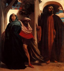 Jezebel und Ahab Met von Elijah