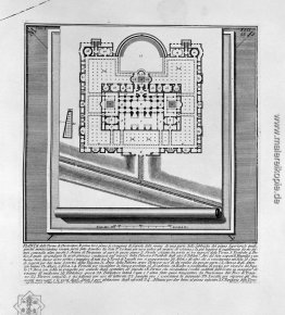 Die römische Altertümer, t. 1, Tafel XLII. Plan der Thermen des