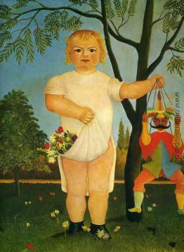 Kind mit einer Marionette