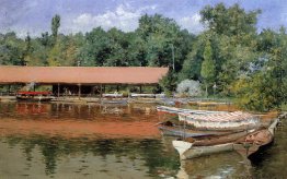 Boat House, Prospect Park (aka Boote auf dem See, Prospect Park)