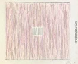 Untitled (rosa Streifen-graue Box)