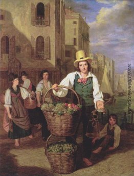 Venezianischen Fruchtverkäufer
