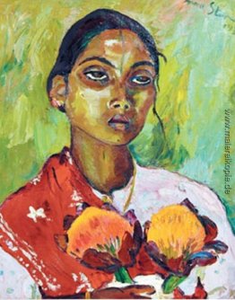 Porträt einer indischen Frau