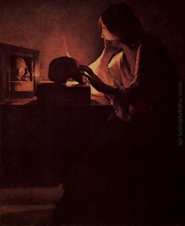 Reue Magdalene, auch genannt Magdalena vor dem Spiegel oder Maga