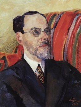 Portrait der Kunstkritiker Abram Efros