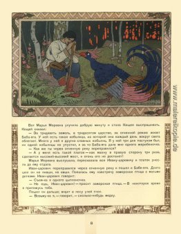 Illustration für den russischen Fairy Story "Maria Morevna"