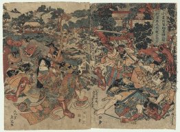 Oguri Hangan Sukeshige in Battle