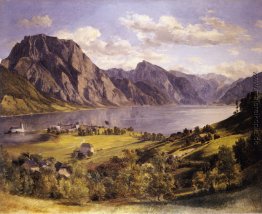 Traunsee mit Orth-Schloss