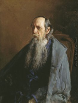 Porträt von Mikhail Yevgrafovich Saltykow-Schtschedrin