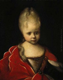 Porträt von Elizaveta Petrovna als Kind