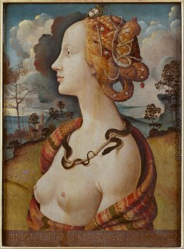 Porträt von Simonetta Vespucci als Kleopatra