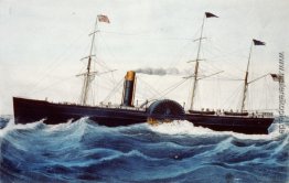 US-Post-Dampfschiff Baltic (gestartet 1850) der Collins-Linie