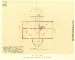 Architekturprojekt der privaten Haus. Planen.