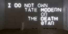 Ich nicht arbeiten Tate Modern oder den Todesstern Sie