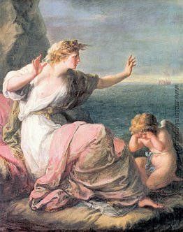 Ariadne gelassen auf der Insel Naxos