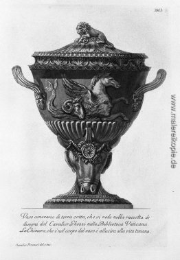 Terracotta urn vase Sie in der Sammlung von Zeichnungen der Cava