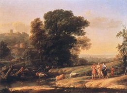 Landschaft mit Cephalus und Procris von Diana Reunited