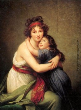 Madame Vigee Lebrun und ihre Tochter, Jeanne Lucie Louise