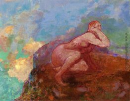 Nude Woman on the Rocks