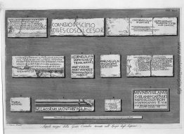 Grabsteine ​​berühmter Menschen in Cornelia `Hypogäum der Scipio