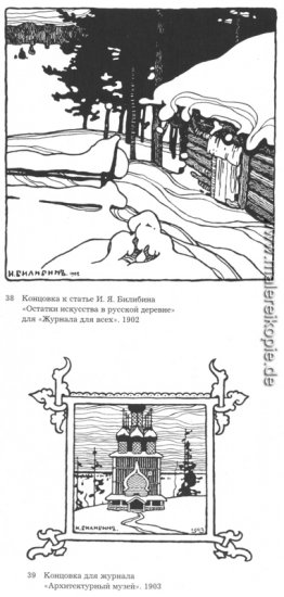 Illustration für russische Zeitschriften