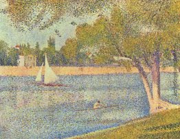 Der Fluss Seine in La Grande-Jatte