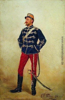 Ein junger Mann in Uniform