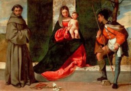 Madonna und Kind mit St. Antonius von Padua und Roch