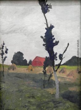 Worpsweder Landschaft mit Red House