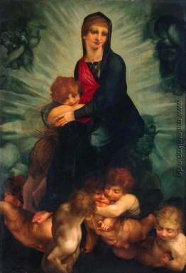 Madonna und Kind mit Putti