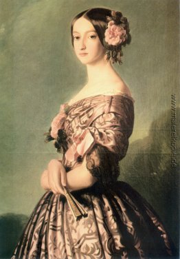 Porträt von Francisca Caroline Gonzaga de Bragança, princesse de