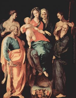 Madonna mit St. Anna, St. Sebastian, St. Peter, St. Benedikt und