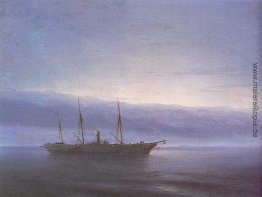 Vor der Schlacht. Schiff. Konstantinopel