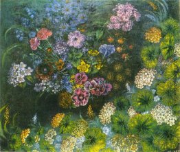 Stillleben "Blumen mit Nüssen"