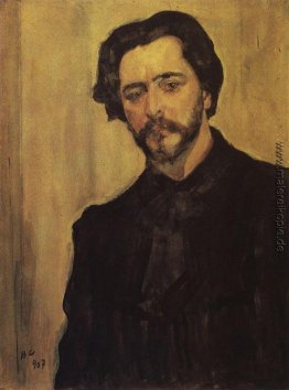 Portrait der Schriftsteller Leonid Andreev