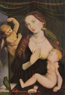 Madonna mit den Papageien