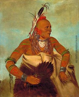 Osage-Krieger der Wha-sha-sie-Band (eine Unterteilung Hunkah)