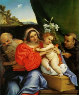 Madonna mit Heiligen Hieronymus und St. Antonius von Padua