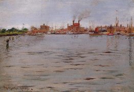 Harbor Scene, Brooklyn Docks