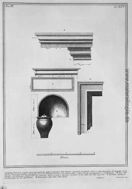 Die römische Altertümer, t. 3, Tafel XXV. Details der Ornamente