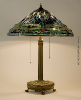 Bibliothek Lampe. Dragonfly & Water Design
