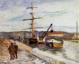 Der Hafen von Rouen