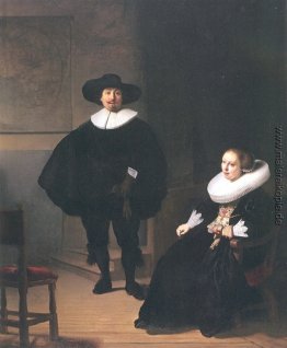 Porträt eines Paares in einem Innenraum