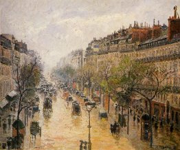 Boulevard Montmartre Frühling Regen