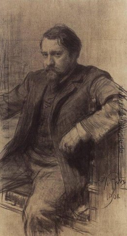 Porträt des Künstlers Valentin Serov