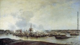 Die Schlacht von Gangut, 27. Juli 1714